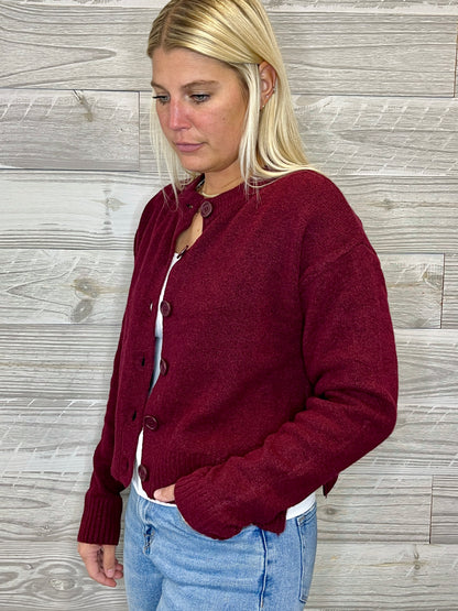 Flanigan Button Cardigan