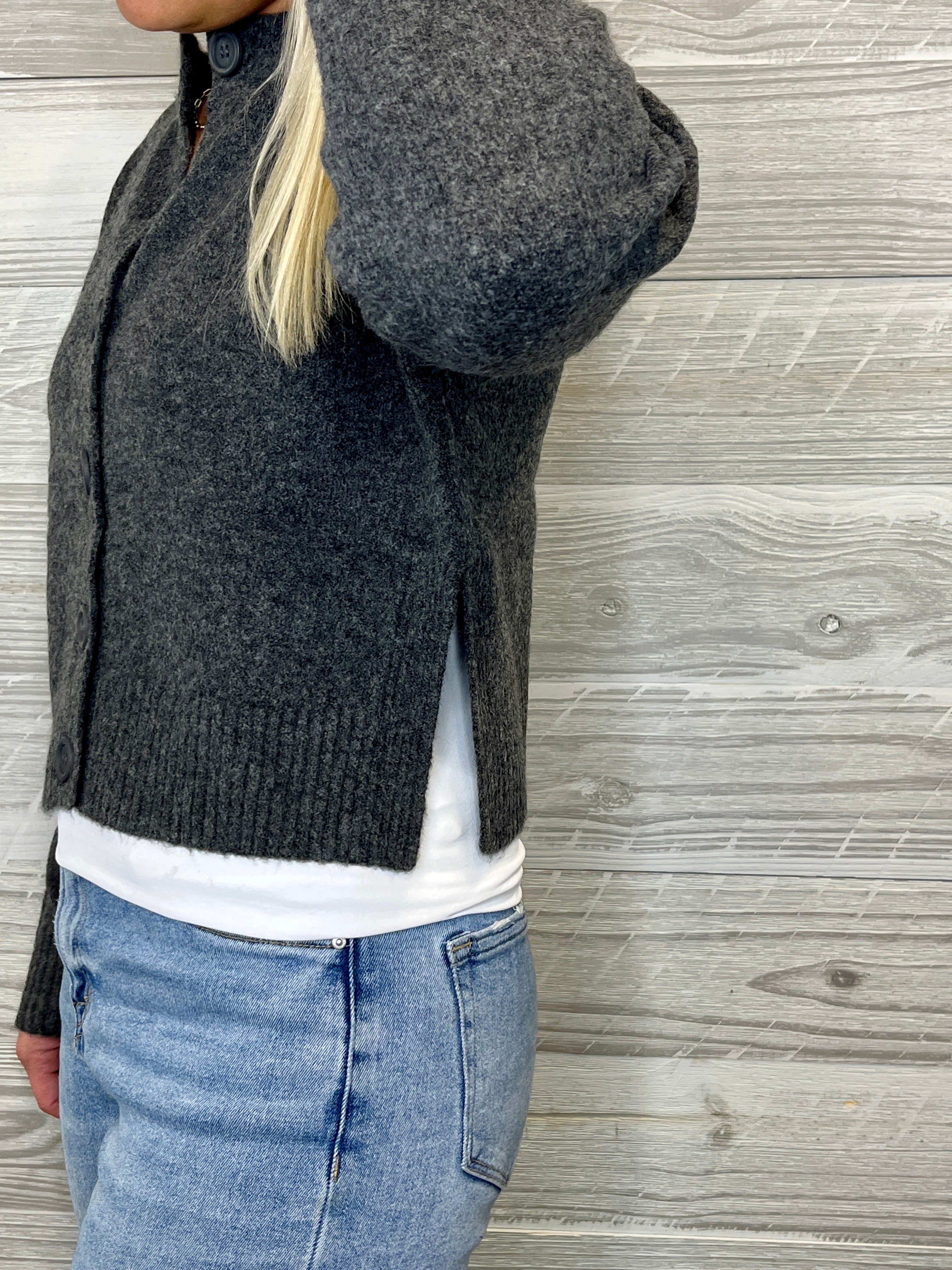 Flanigan Button Cardigan