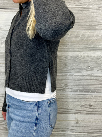 Flanigan Button Cardigan