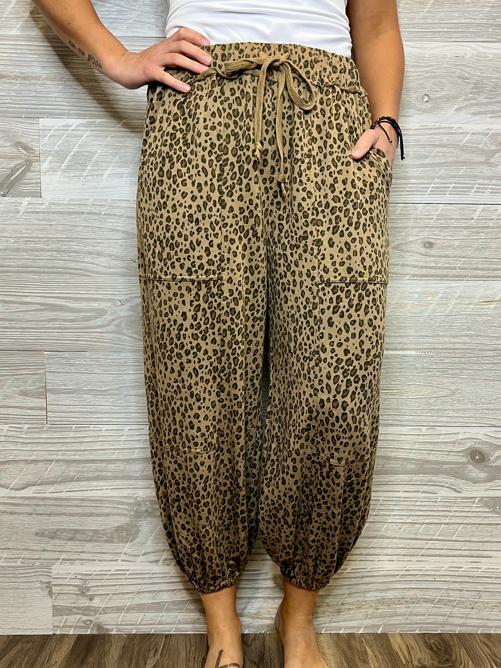 Chester Animal Print Jogger