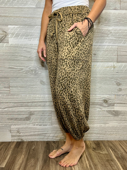 Chester Animal Print Jogger