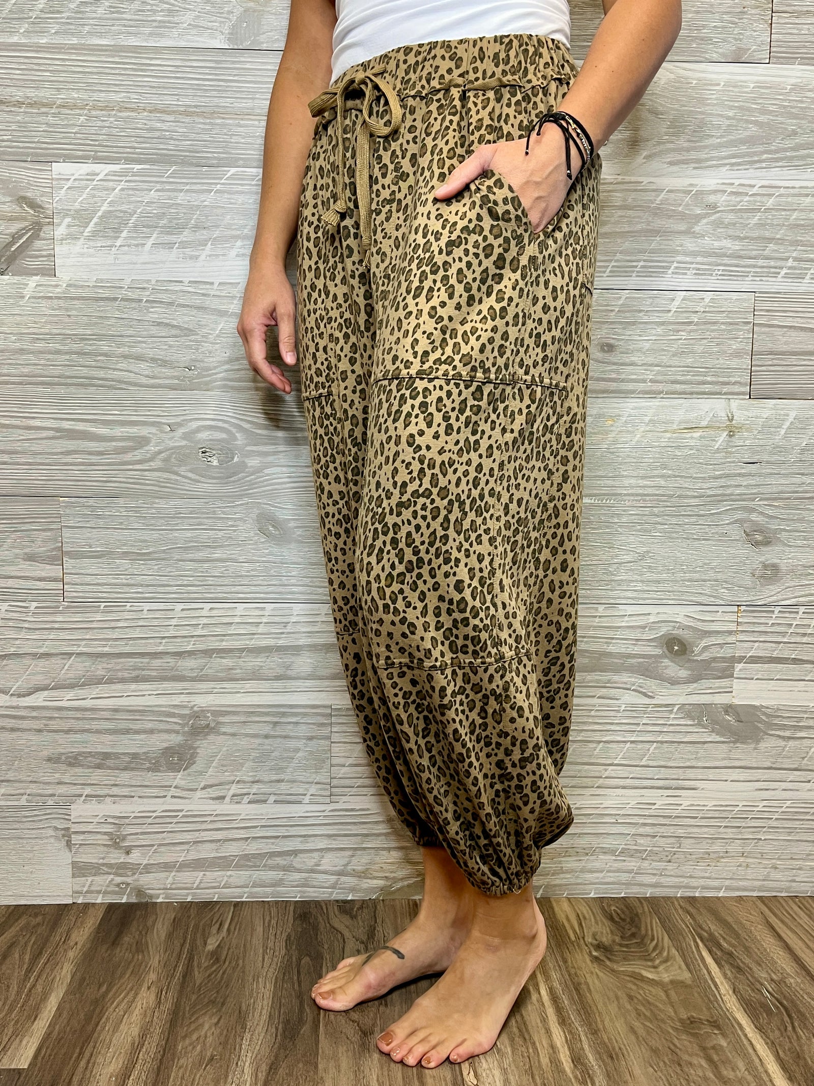 Chester Animal Print Jogger