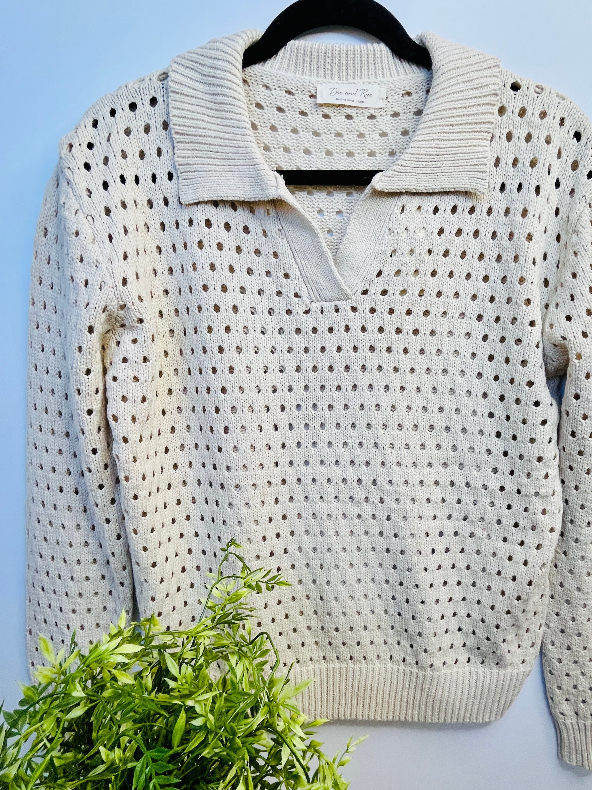 Nadia Open Knit Sweater