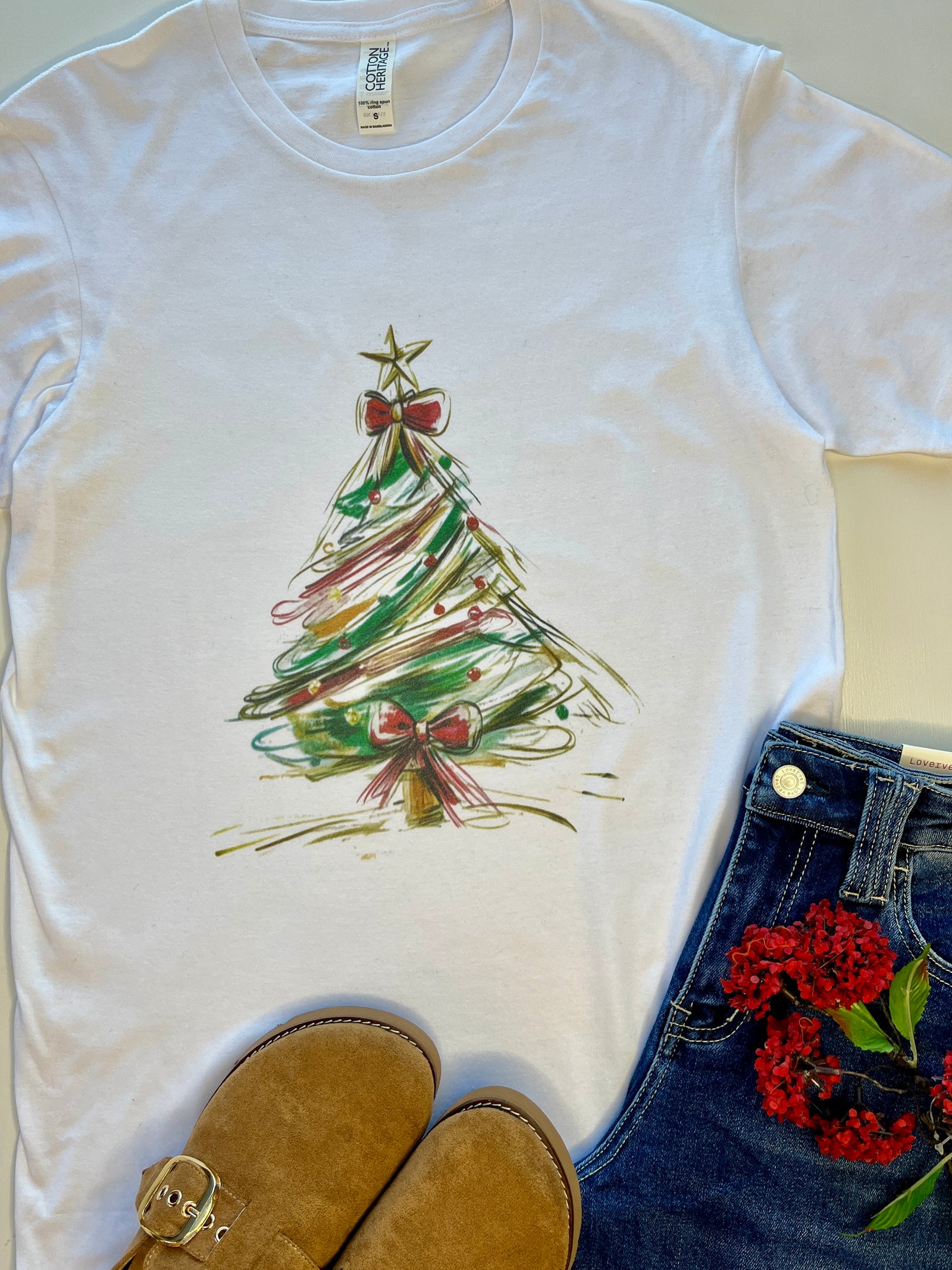 Christmas Tree Graphic Tee
