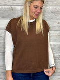 Penny Brown Sweater Vest