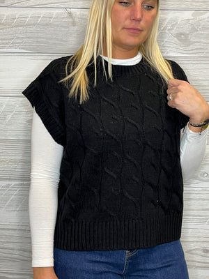 Artis Black Sleeveless Top