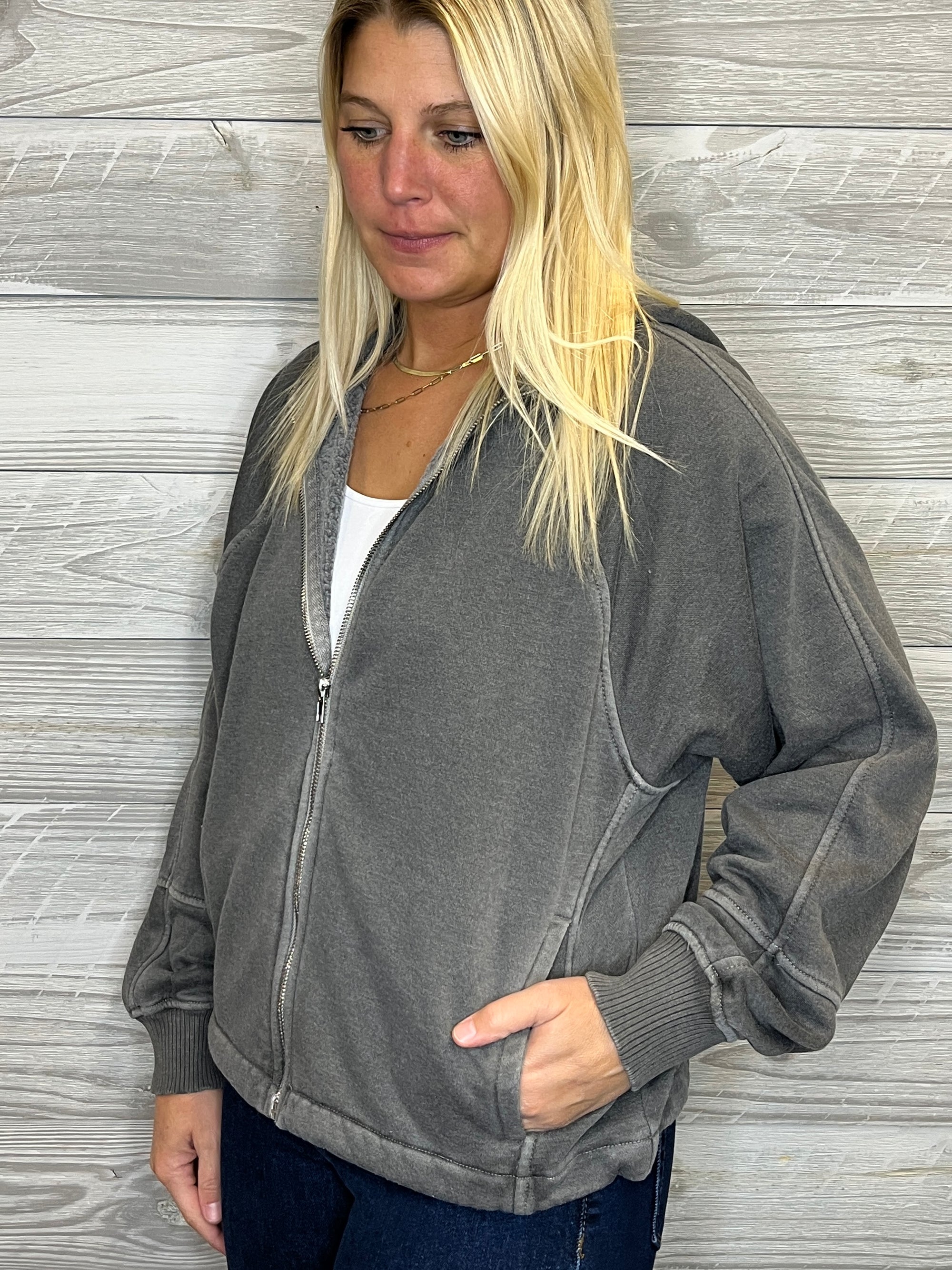 Zinny Zip Up Hoodie