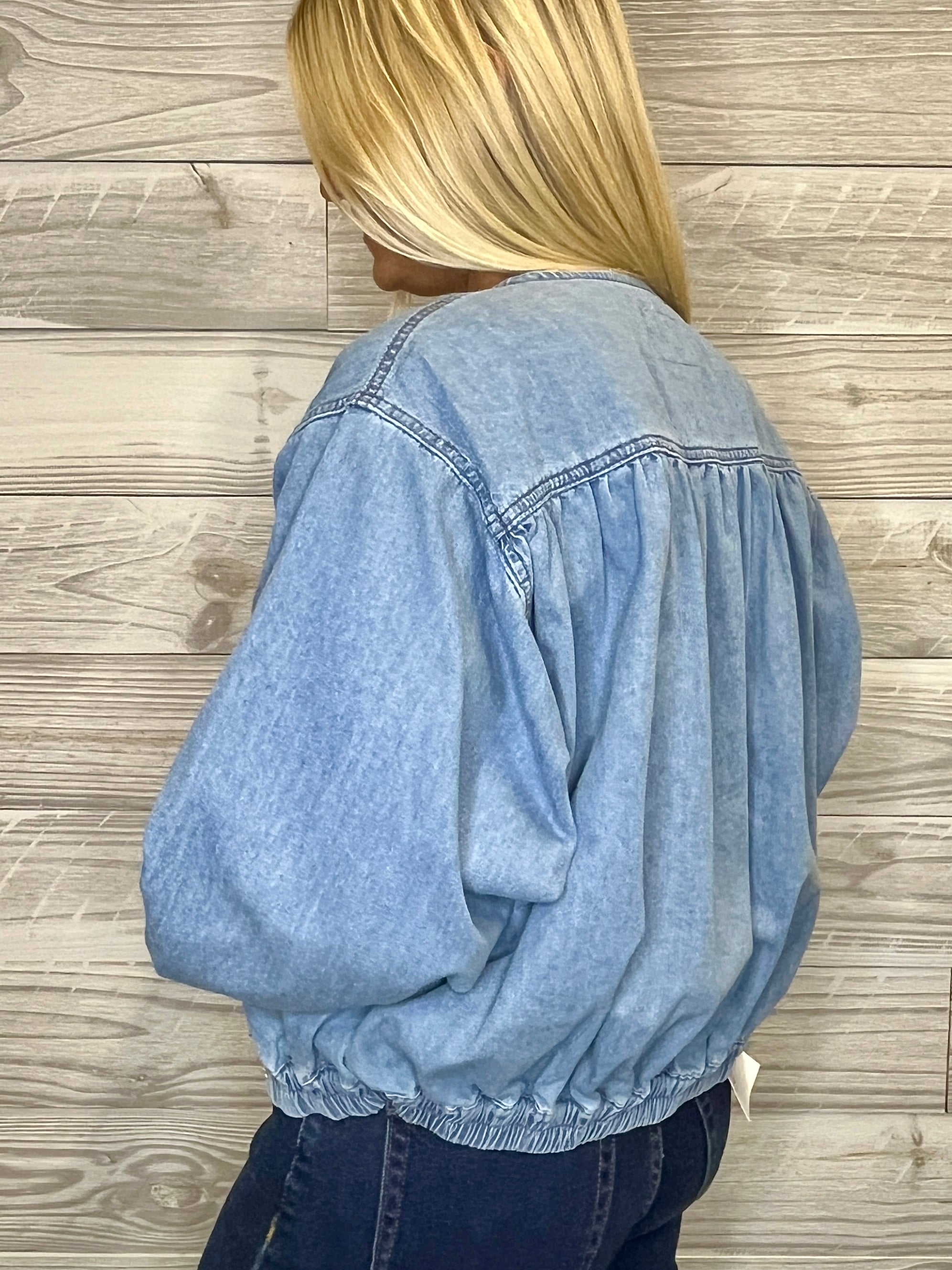 Mickey Denim Blouson jacket