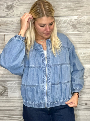 Mickey Denim Blouson jacket