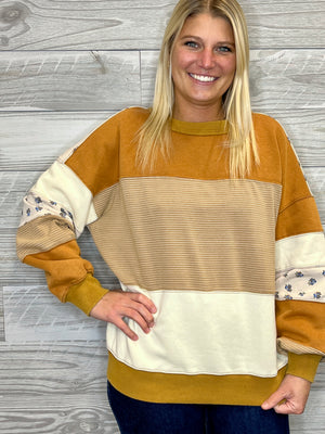 Hannah Colorblock Top