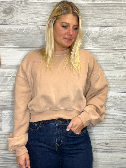 Every Day Cropped Sweatshirt