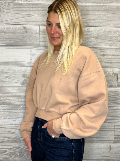 Every Day Cropped Sweatshirt