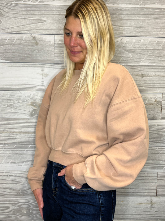 Every Day Cropped Sweatshirt