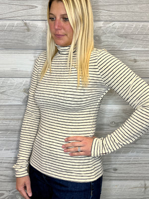 Truman Striped Turtleneck