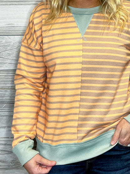 Kenna Stripe Sweatshirt