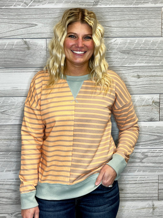 Kenna Stripe Sweatshirt