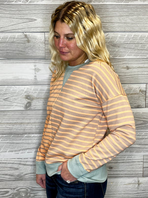 Kenna Stripe Sweatshirt