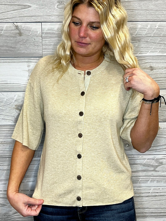 Sophie Khaki Cardigan