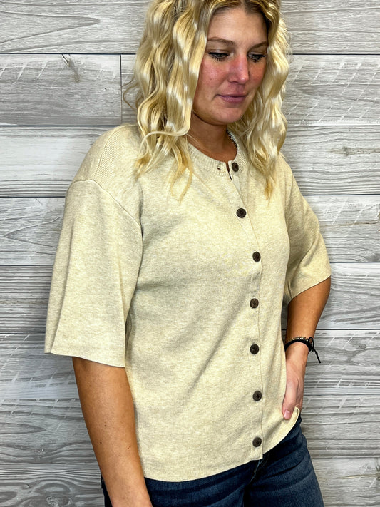 Sophie Khaki Cardigan