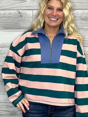 Atlee Stripe Top