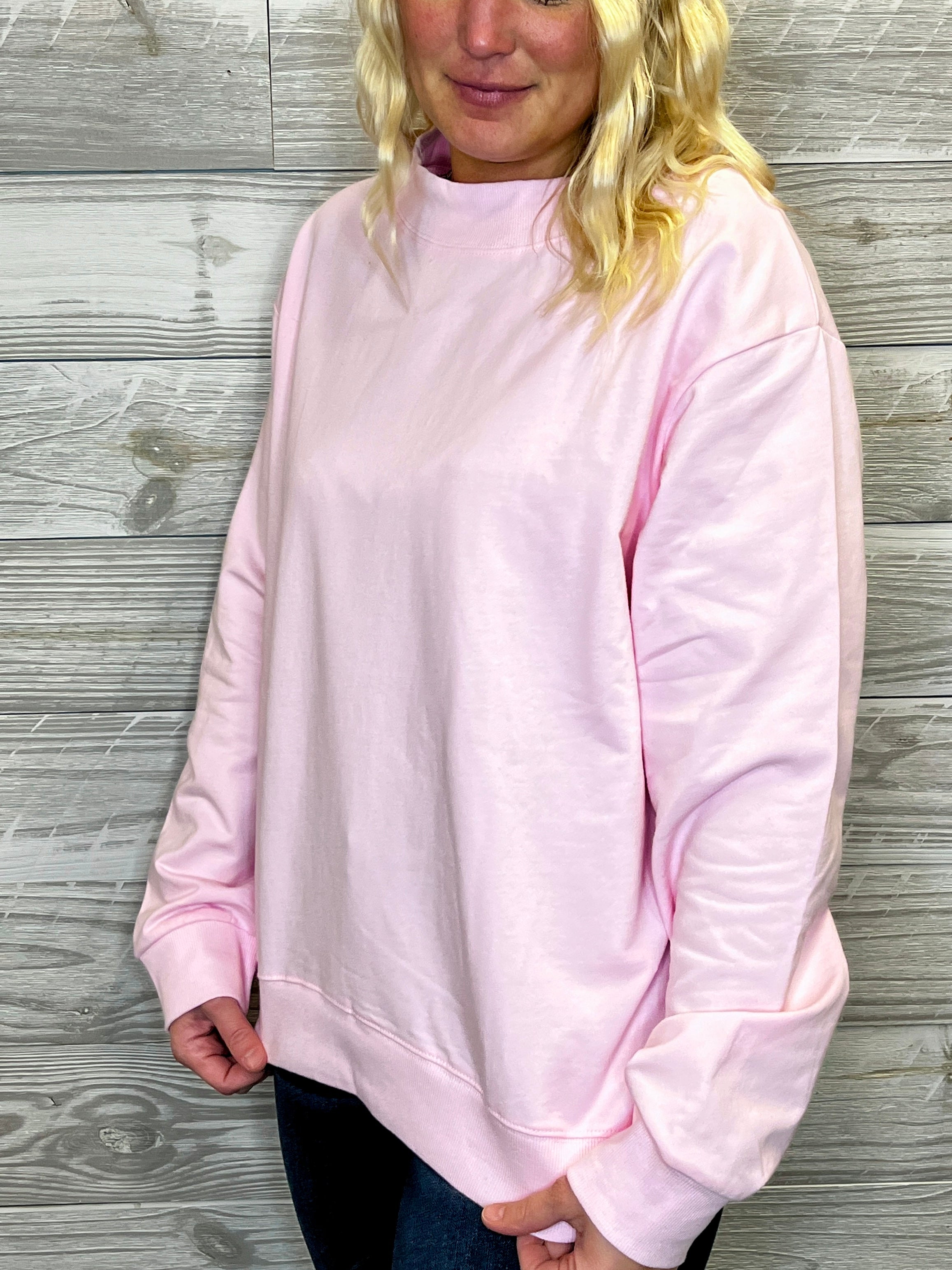 Megan Mock Neck Top