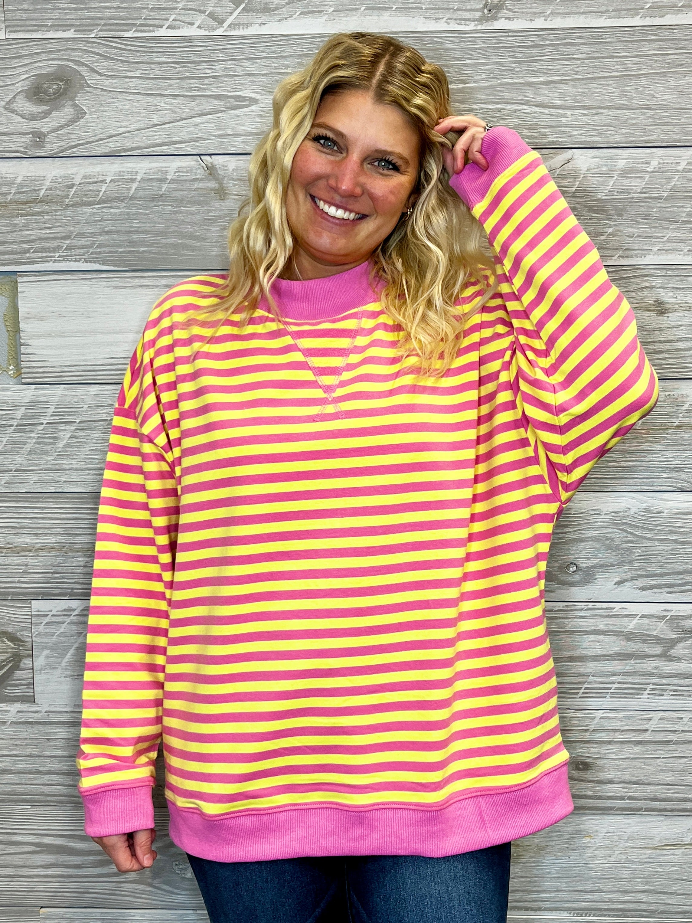 Megan Mock Neck Top