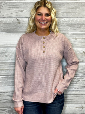 Ketty Waffle Knit Top