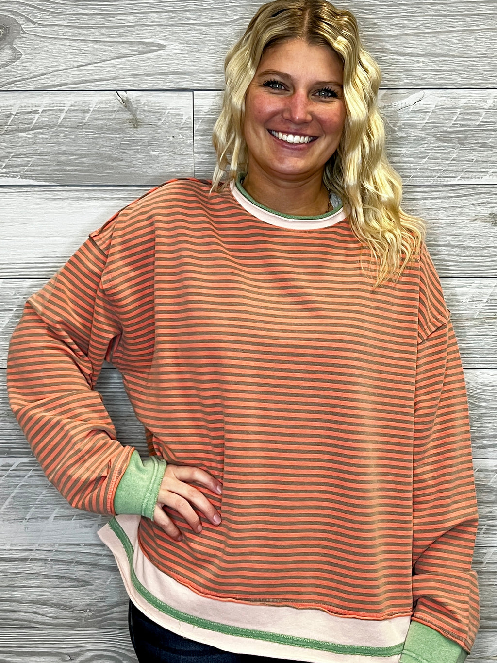Natalie Stripe Top
