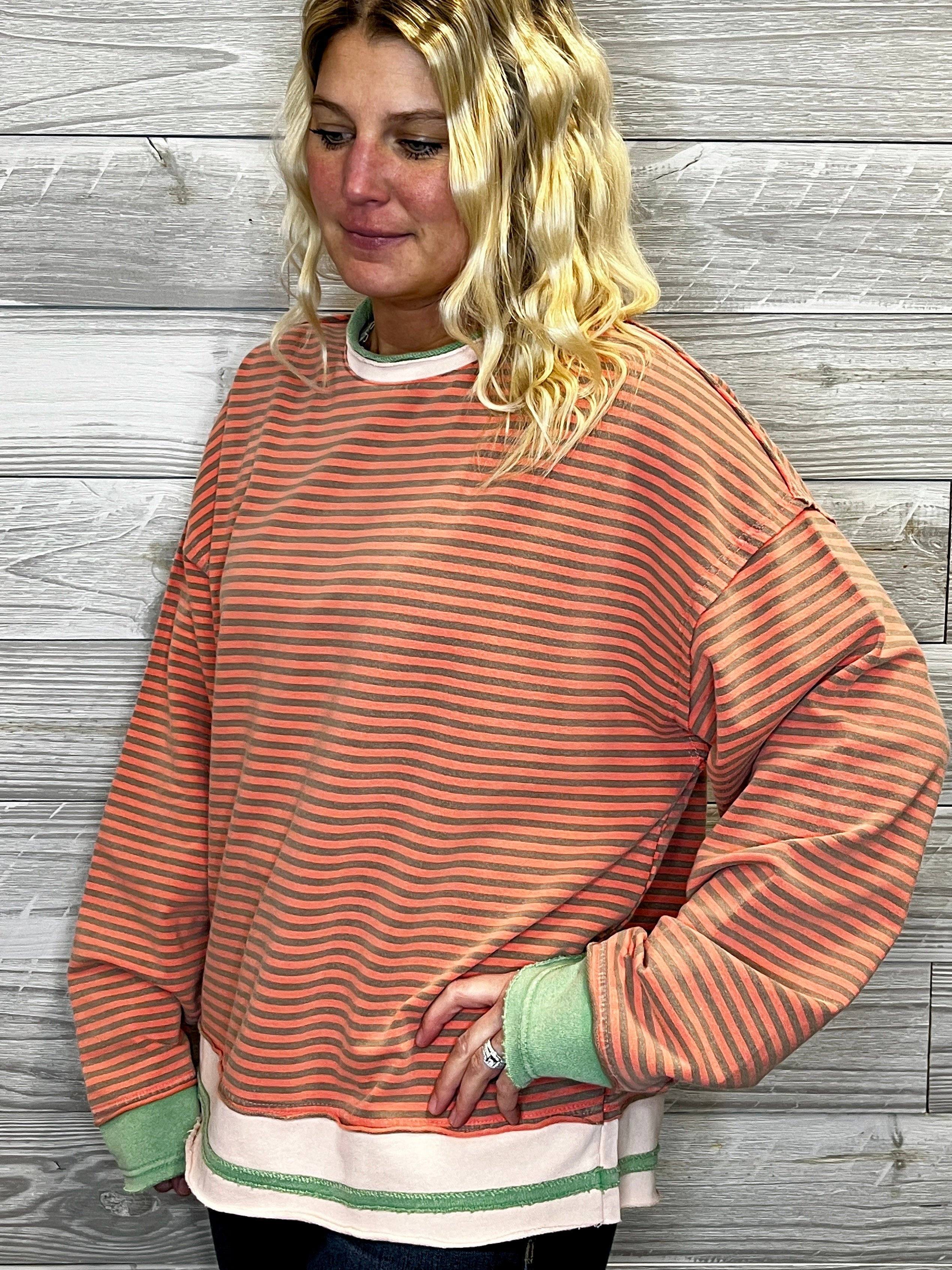 Natalie Stripe Top