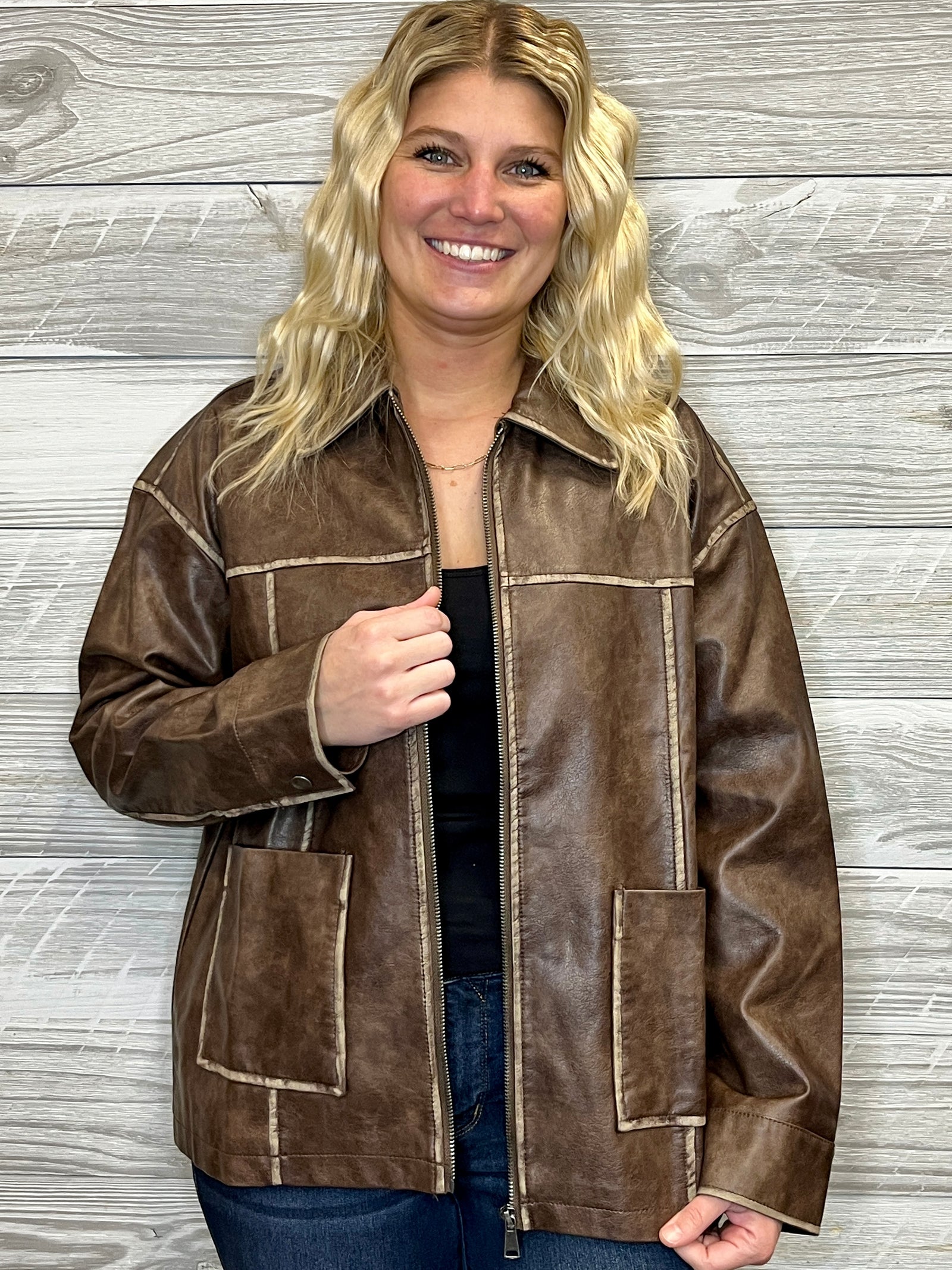 Jersey Leather Jacket
