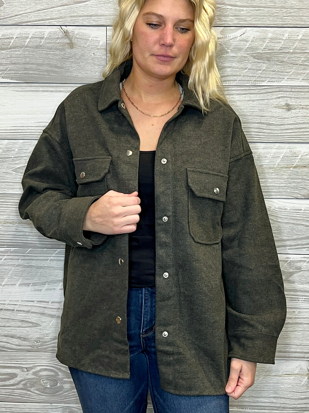 Sadie Grey Shacket