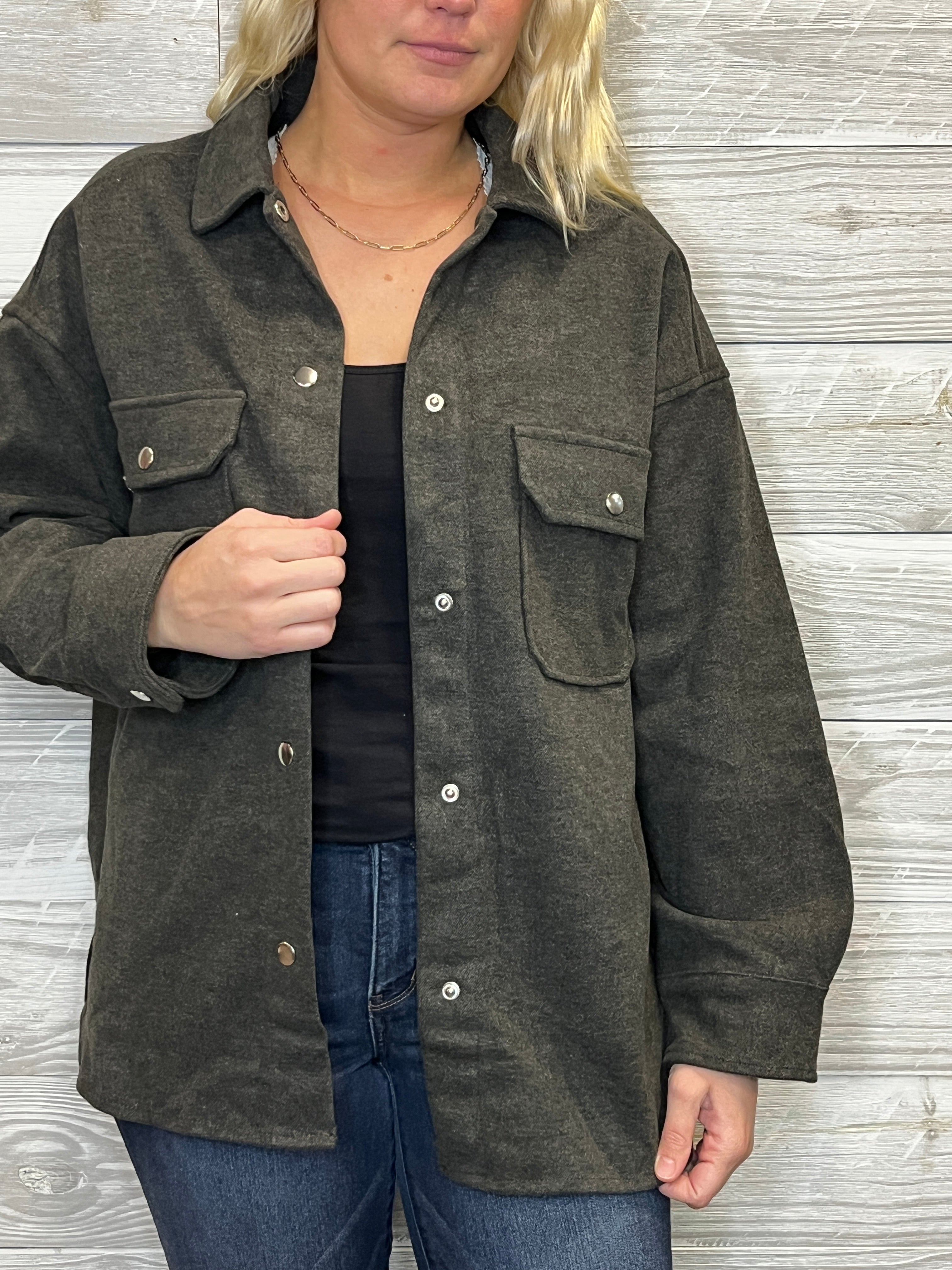 Sadie Grey Shacket