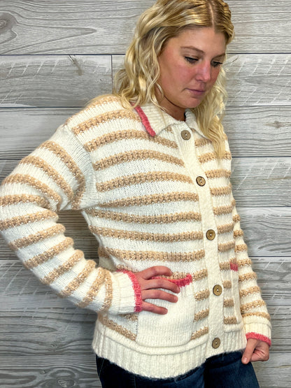 Donovan Stripe Cardigan