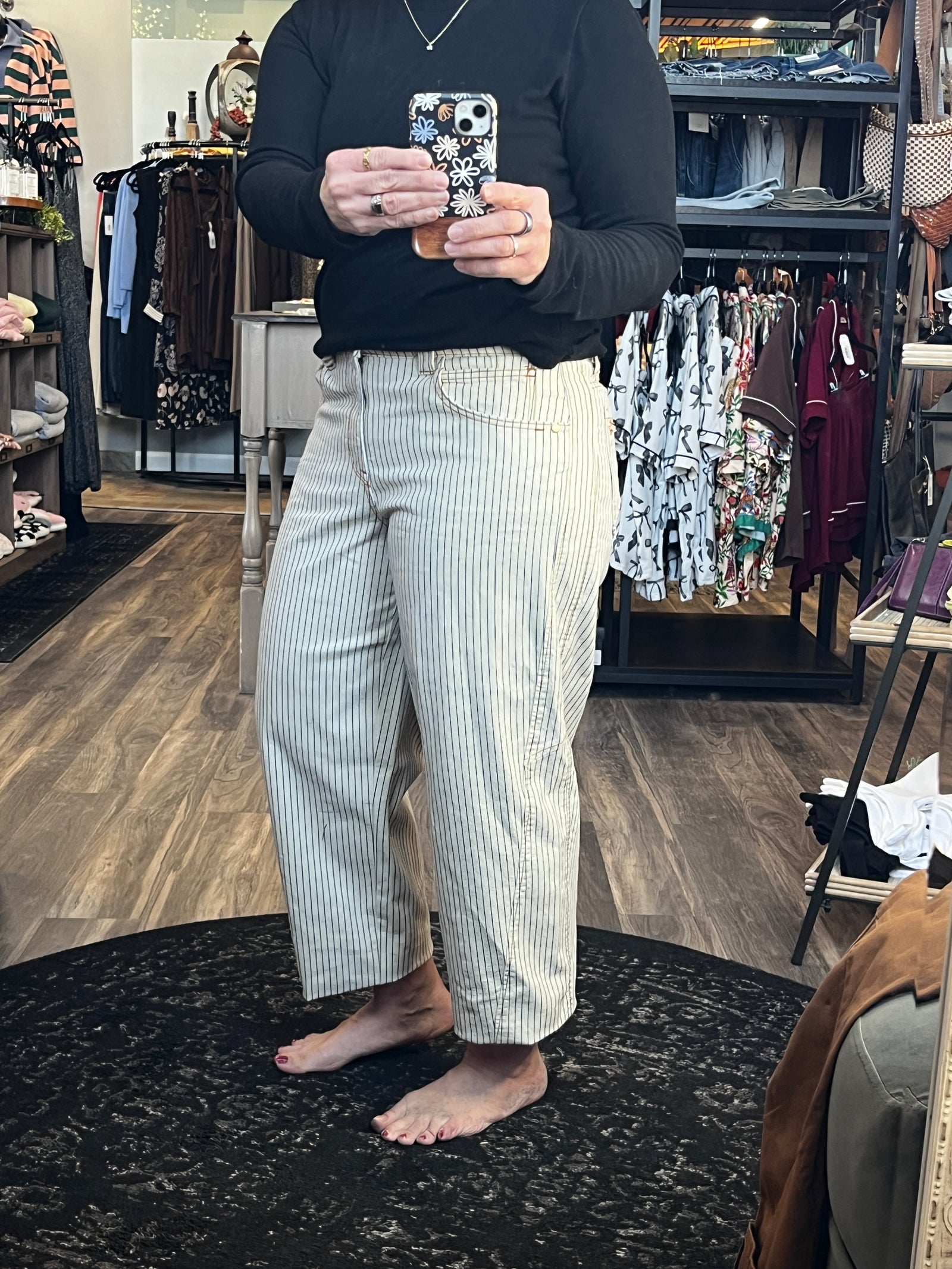 Democracy Savannah Stripe Denim