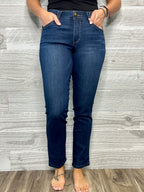 Democracy Ady Dark Wash Straight Leg Jeans