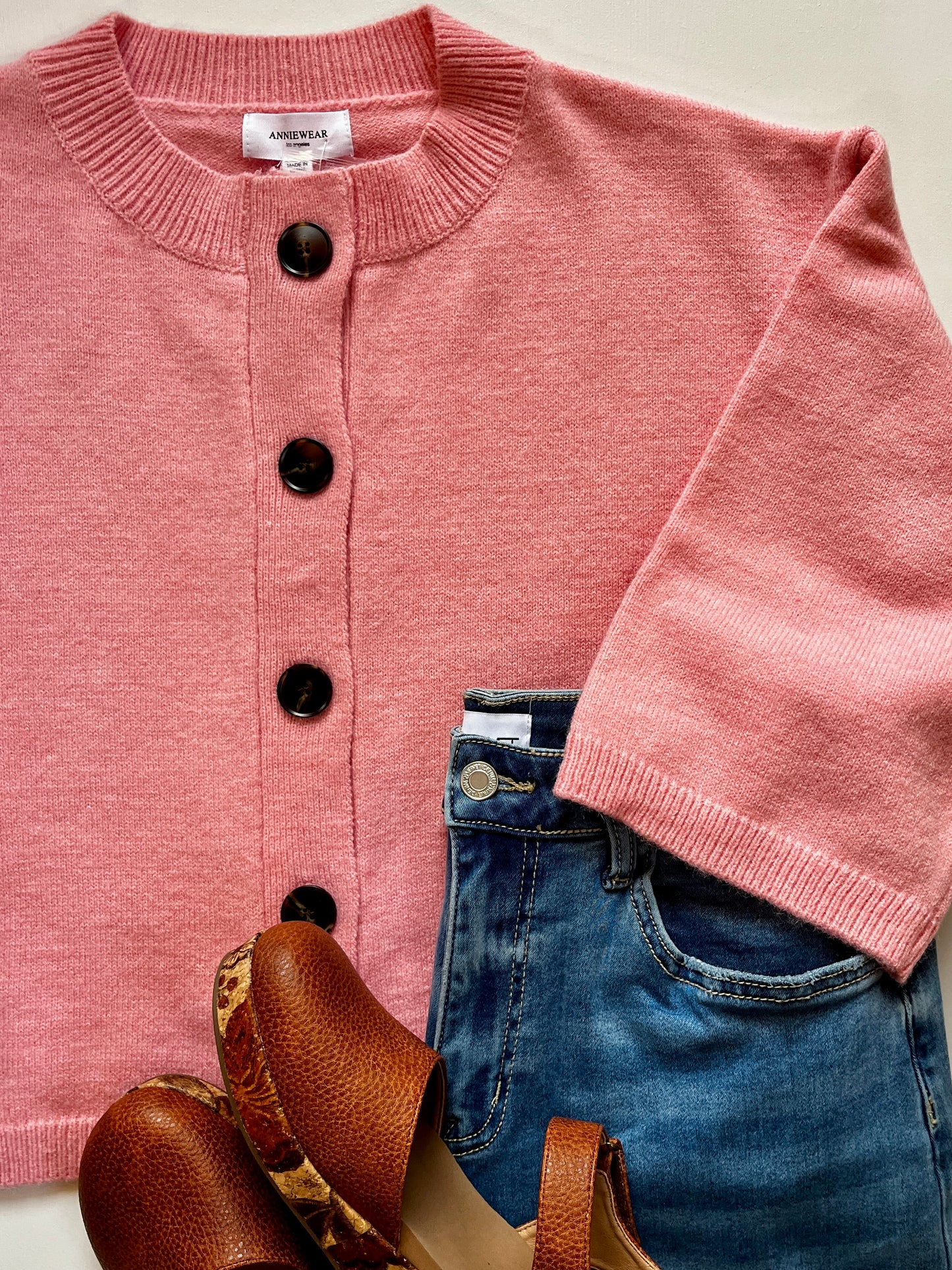 Annie Pink Cardigan