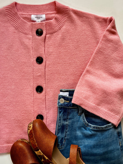 Annie Pink Cardigan