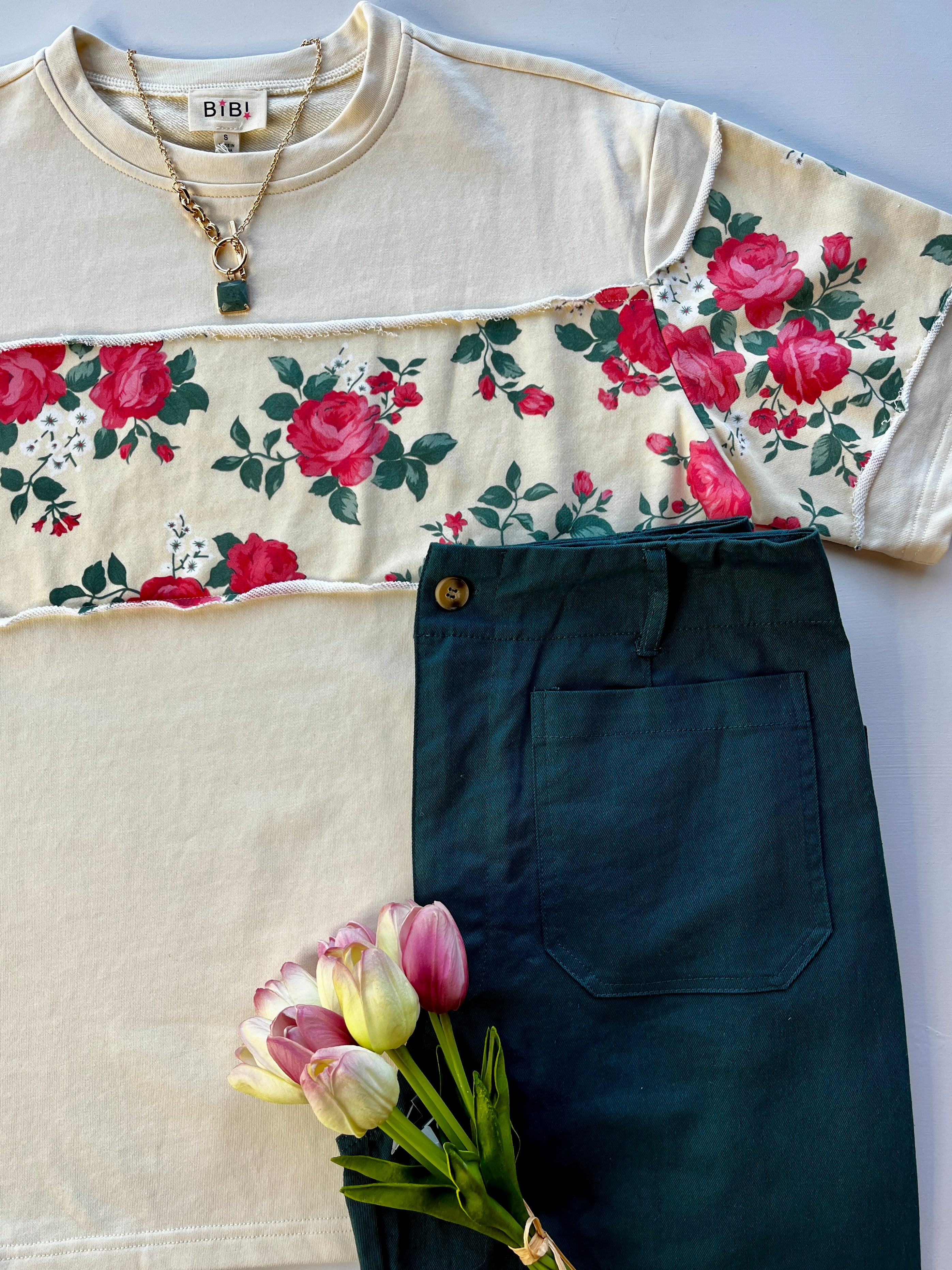 Shasta Floral Crewneck