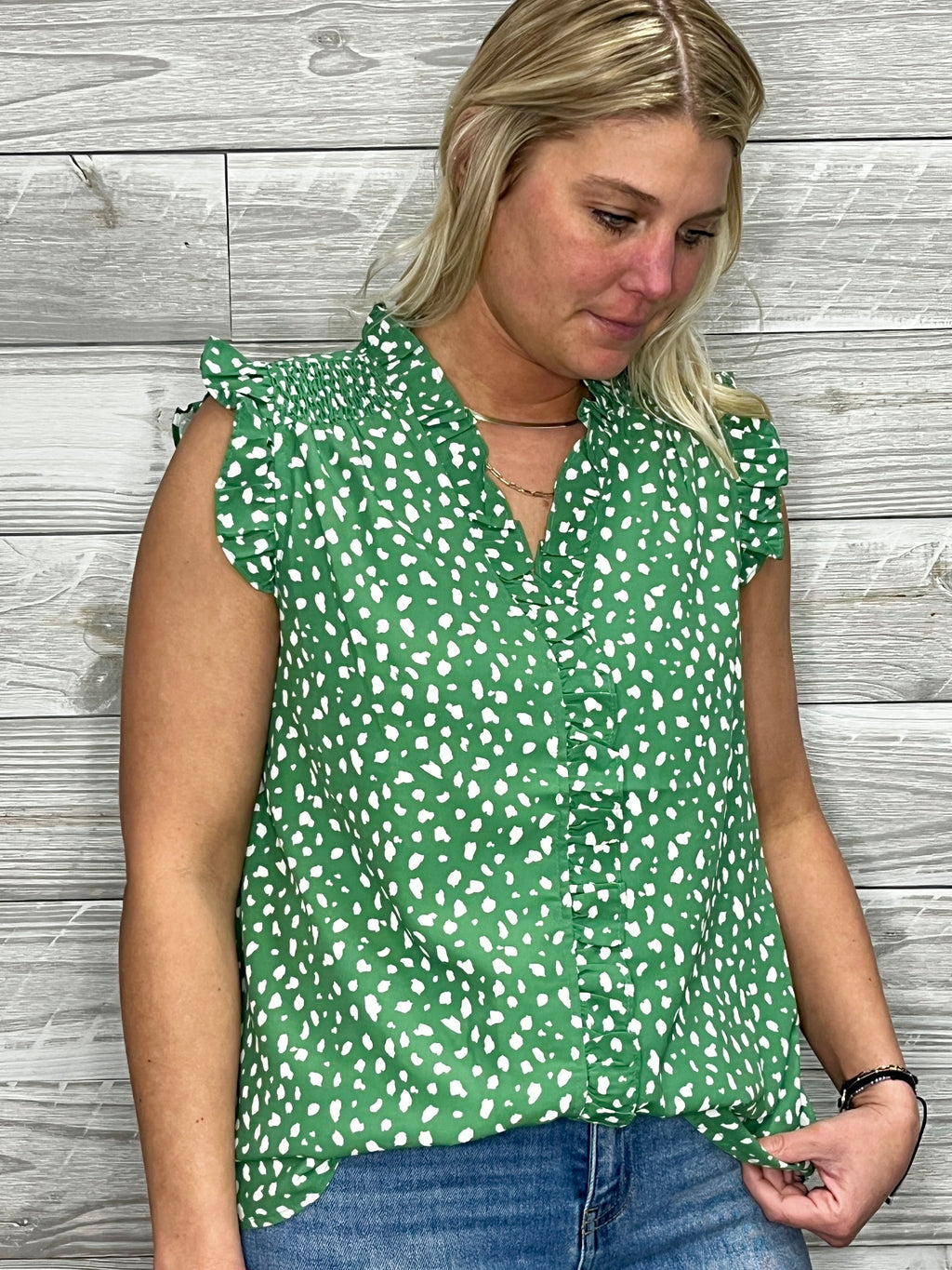 Frannie Smocked Top