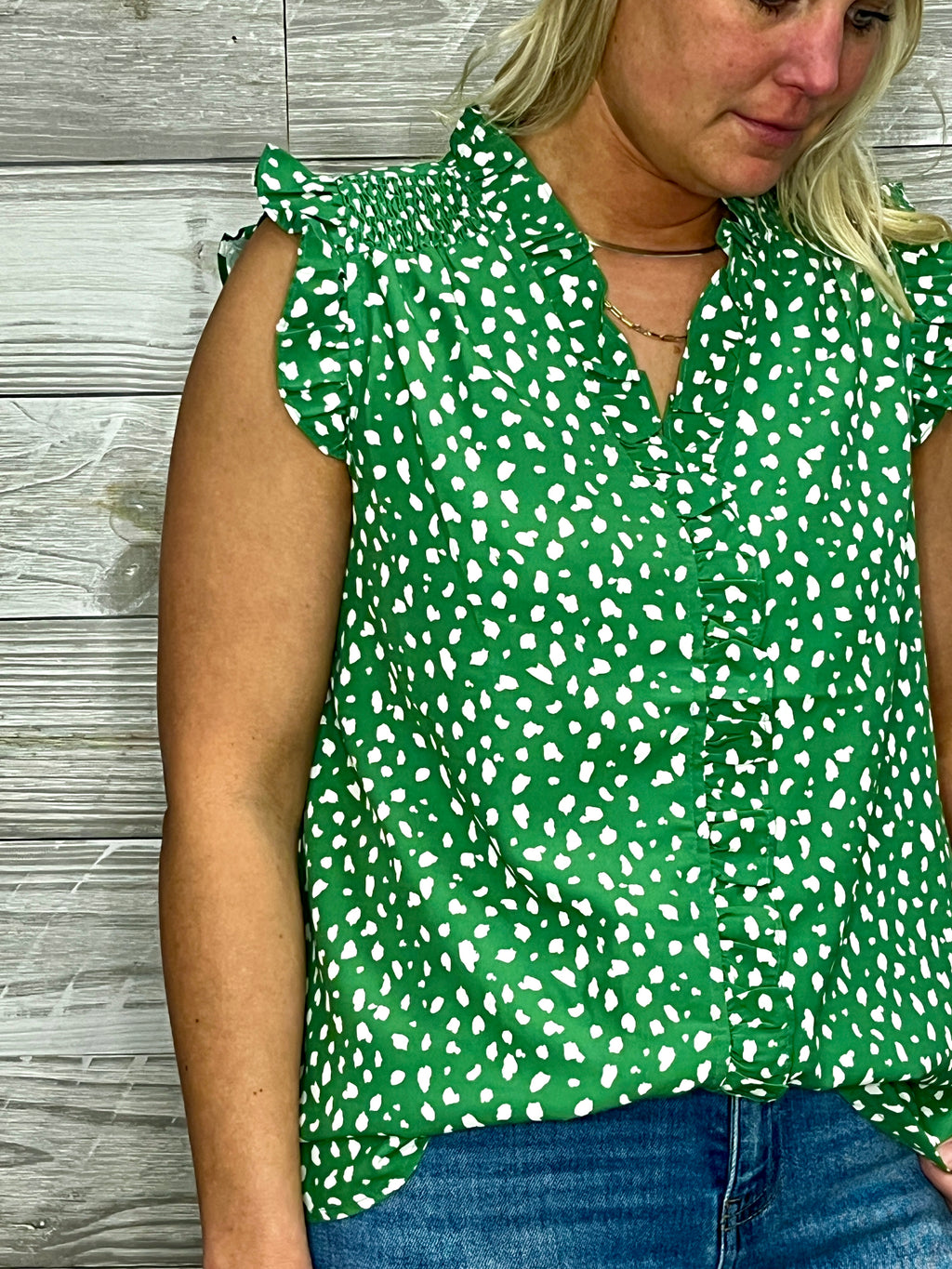 Frannie Smocked Top