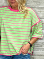 Stevie Stripe Top
