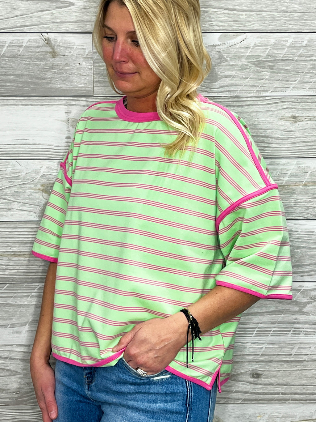 Stevie Stripe Top