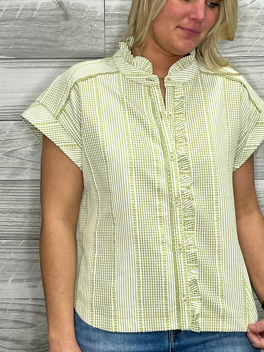 Carrie Gingham Top