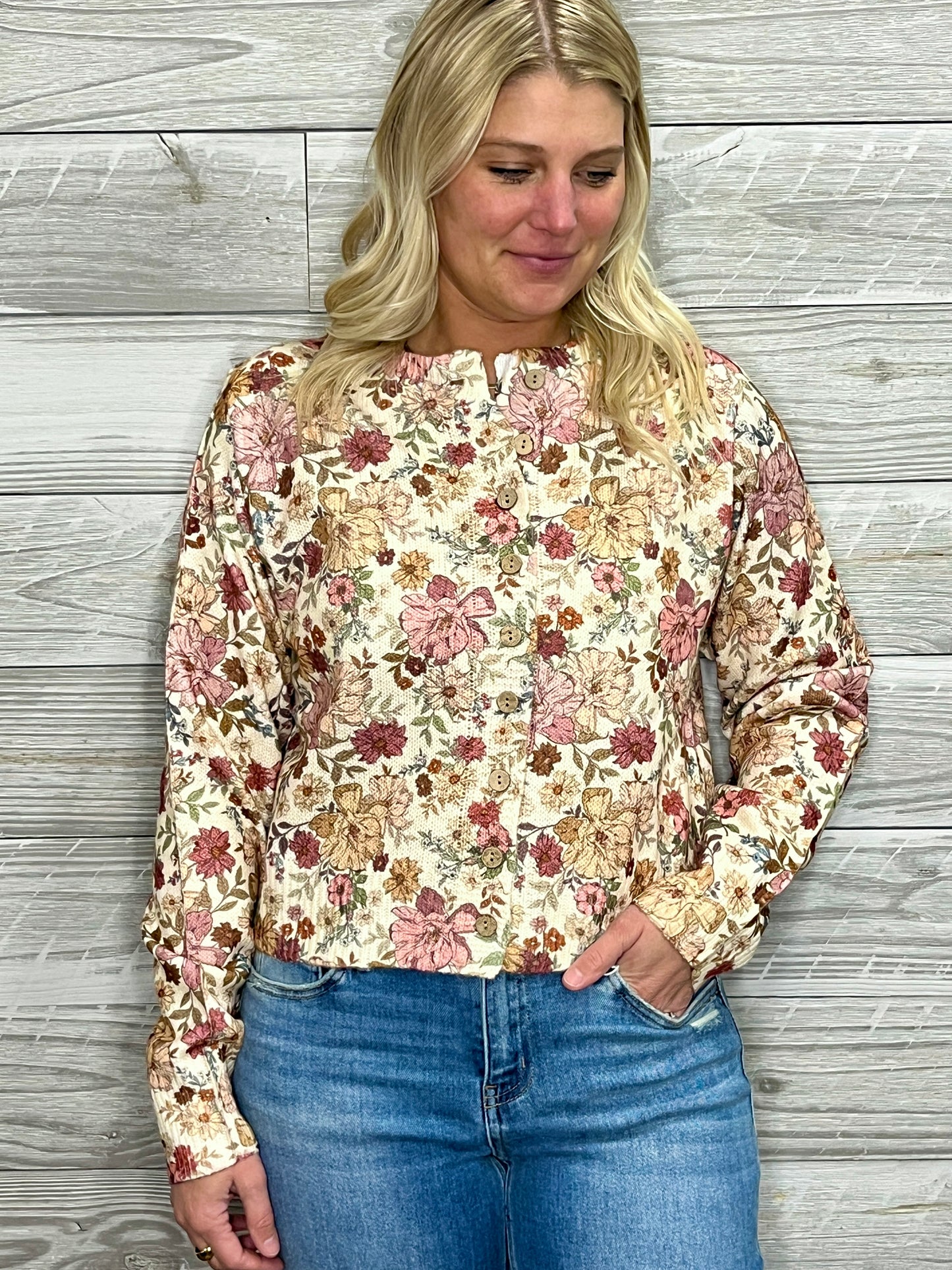 Naomi Floral Cardigan