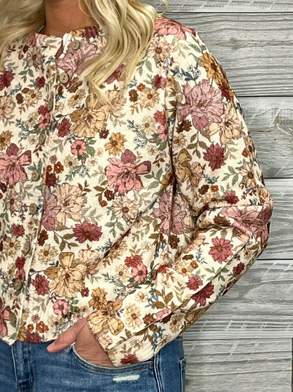 Naomi Floral Cardigan