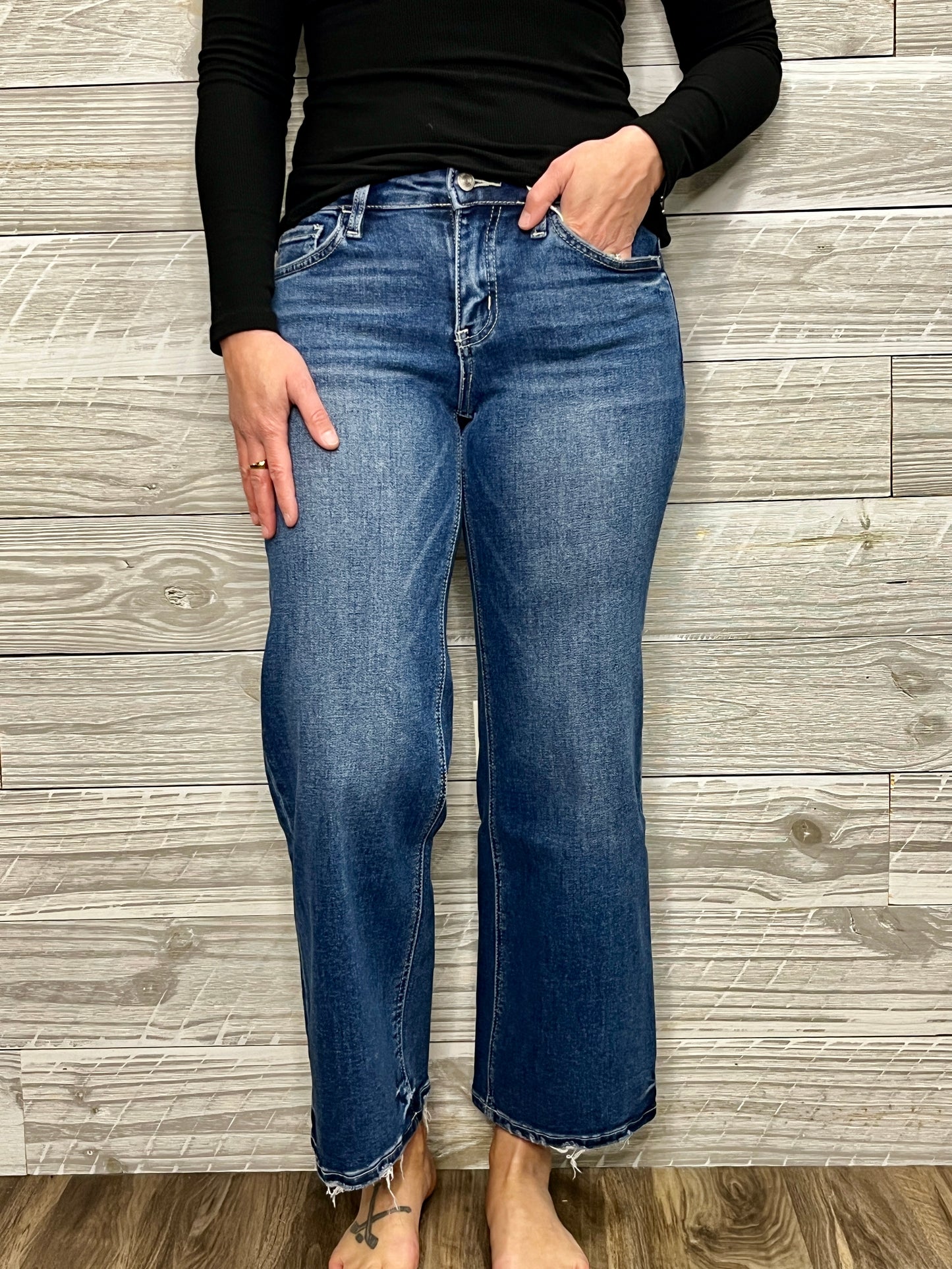 Alexandra Mid Rise Denim