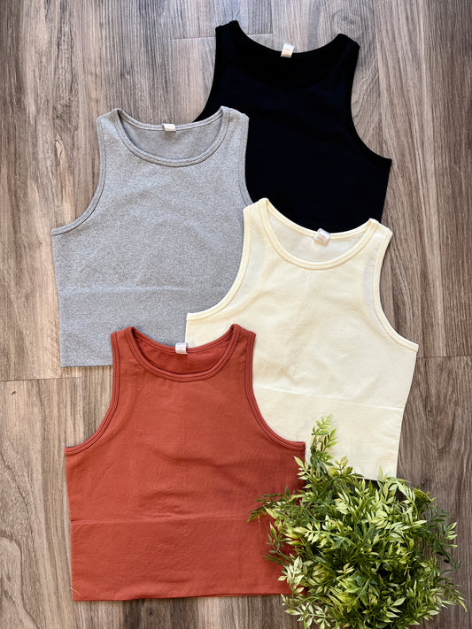 Lazy Days Cropped Tank