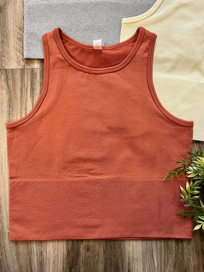 Lazy Days Cropped Tank