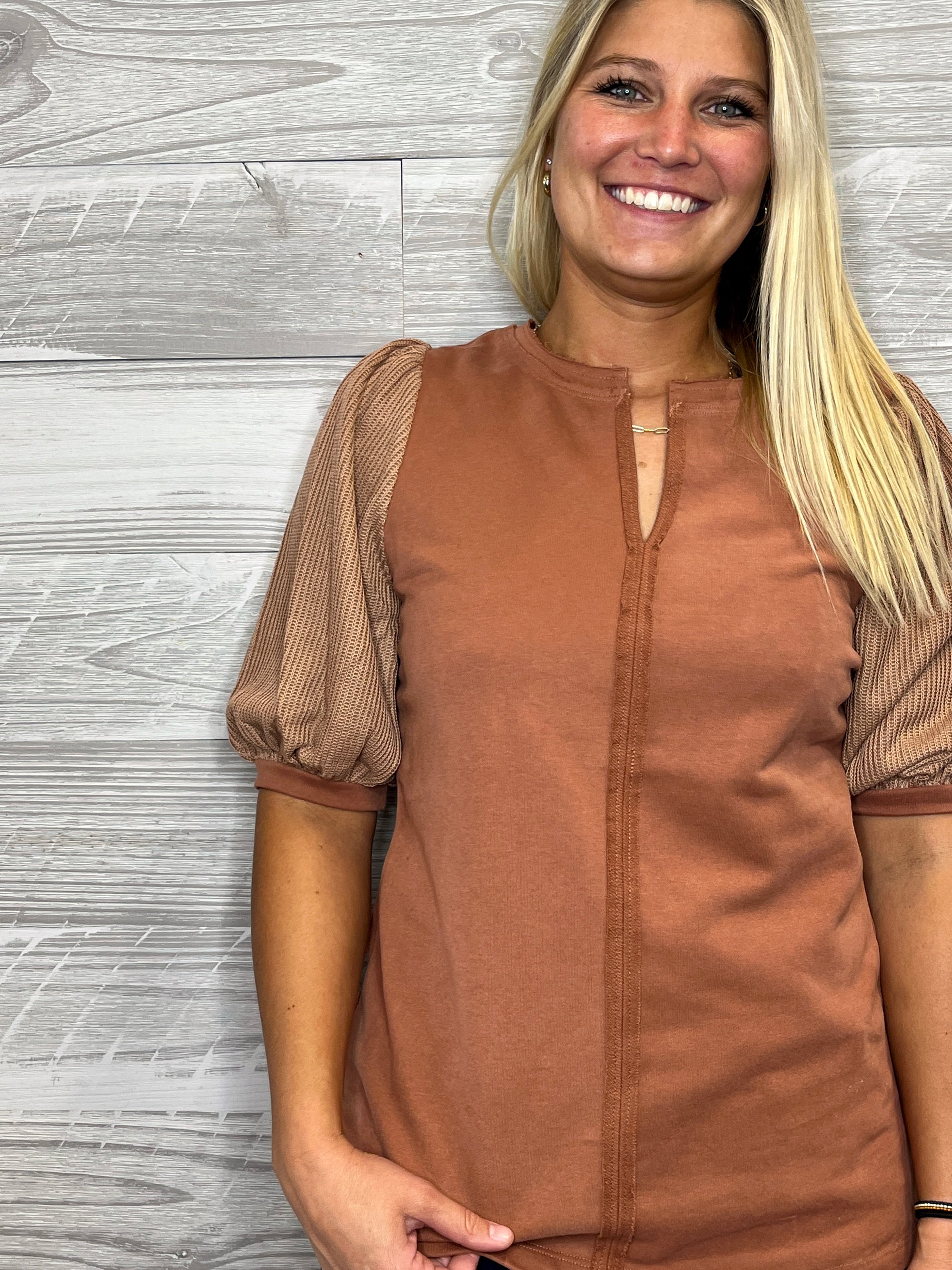 Peggy Puff Sleeve Top