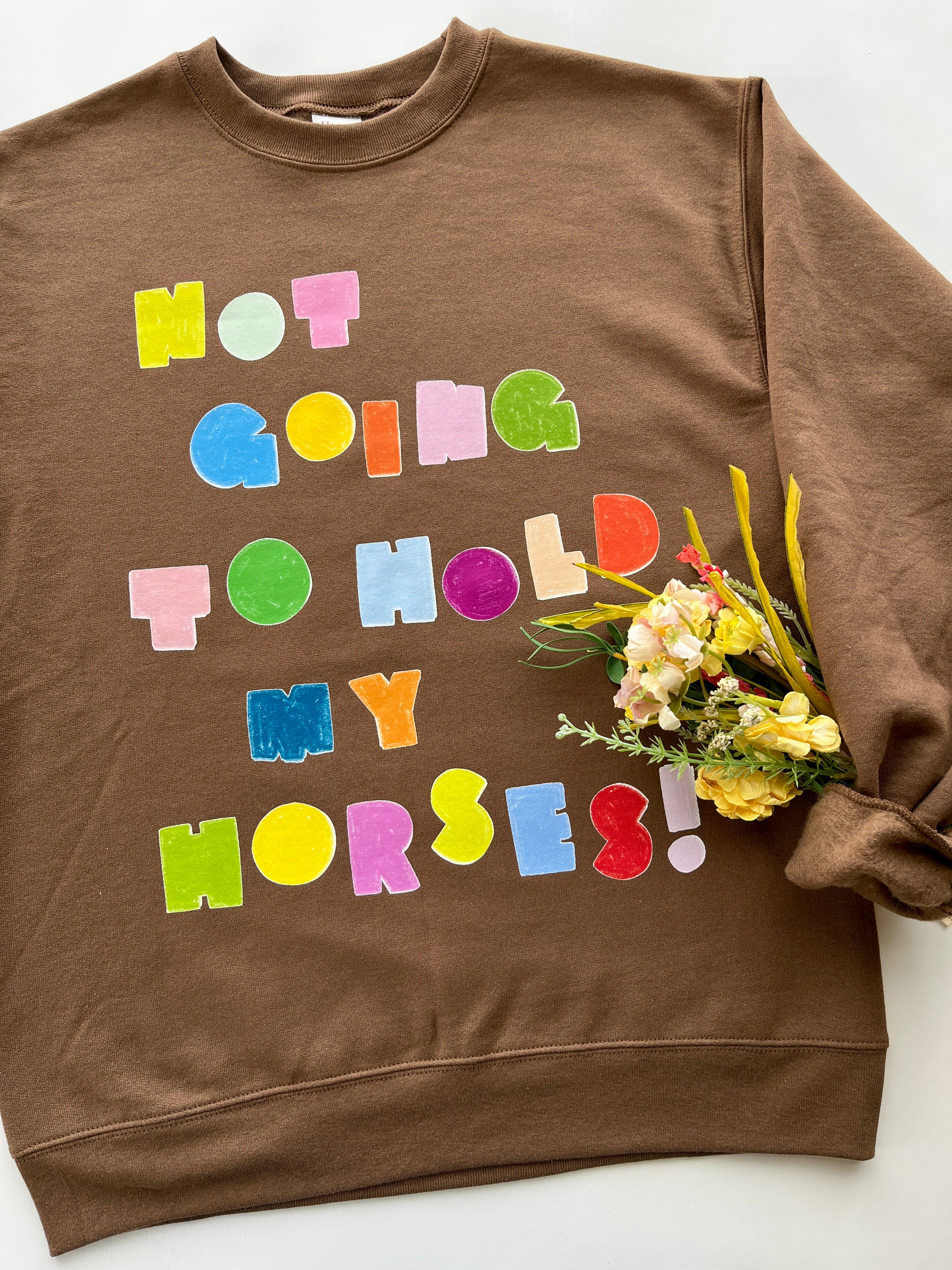 Not Gonna Hold My Horses Sweatshirt